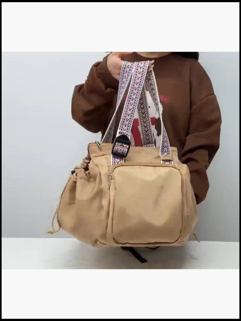 Convertible Backpack Tote 15 Pockets Large Capacity Under Seat Carry-on Work